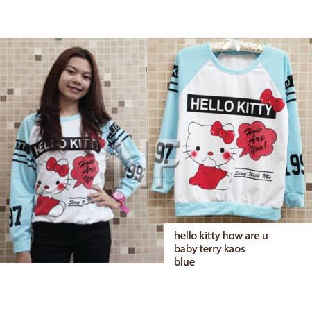 Hello kitty how are you blue