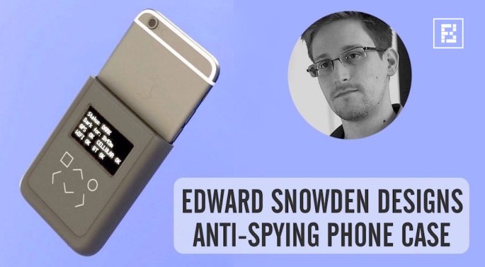 Edward Snowden Buat Casing Smartphone iPhone Antisadap
