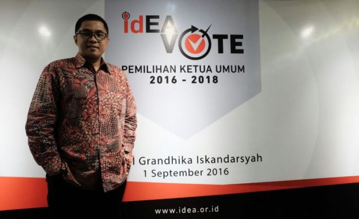 Aulia Marinto Terpilih Sebagai Ketua Umum idEA 2016 – 2018