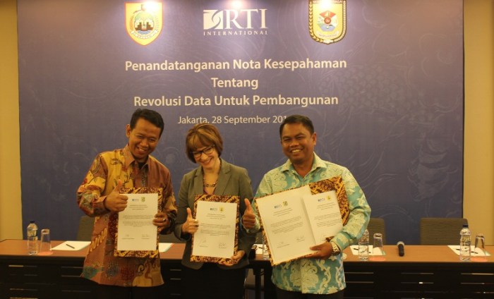 RTI International Gandeng Pemerintah Daerah Manfaatkan Big Data untuk Pembangunan